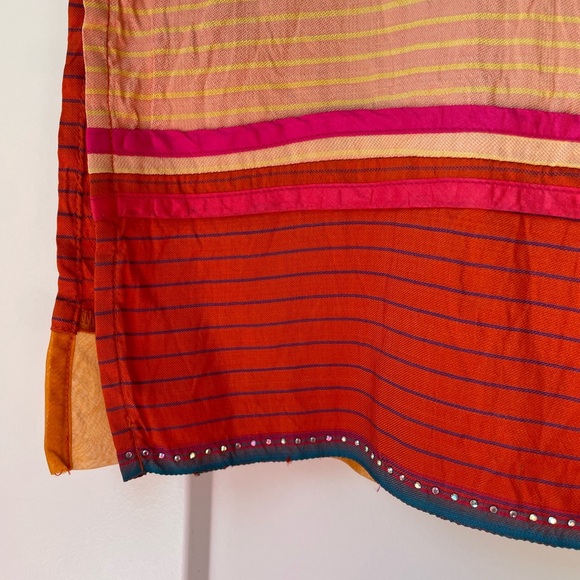 dosa by Christina Kim at La Garçonne Silk Striped Skirt - Picture 5 of 14